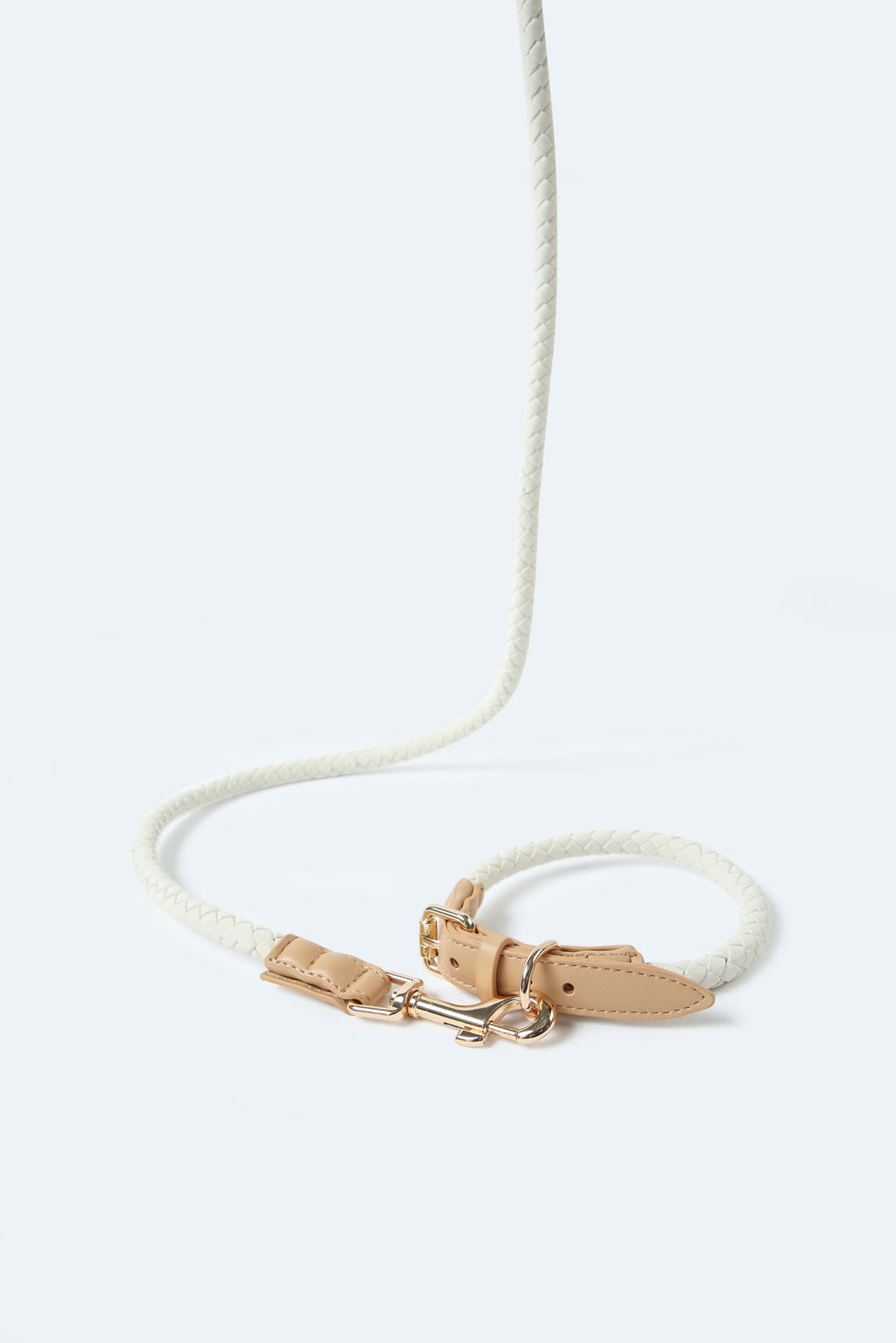 Handwoven Daily Leash - Beige