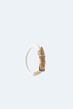 Handwoven Loop Collar - Beige