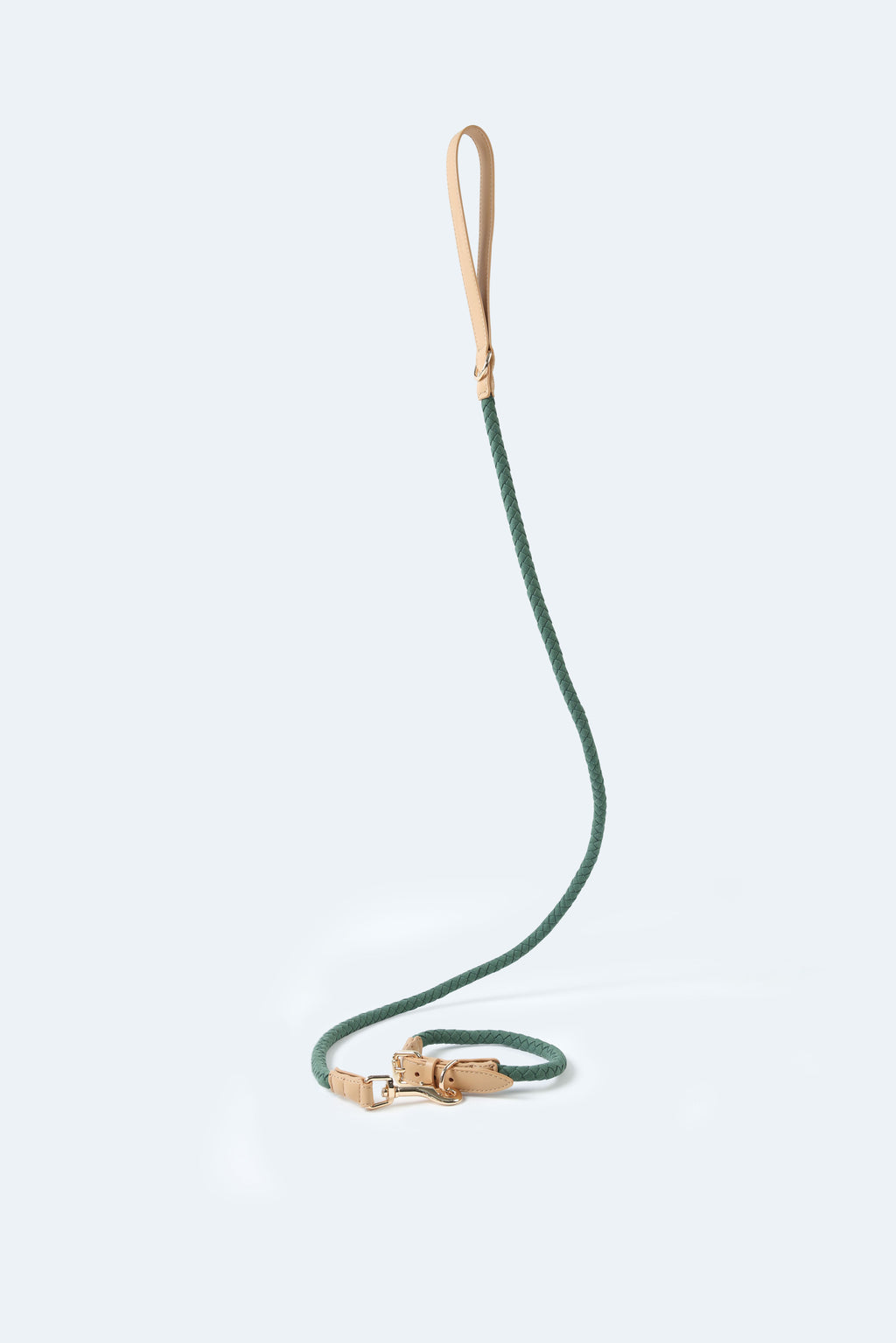 Handwoven Loop Collar - Green