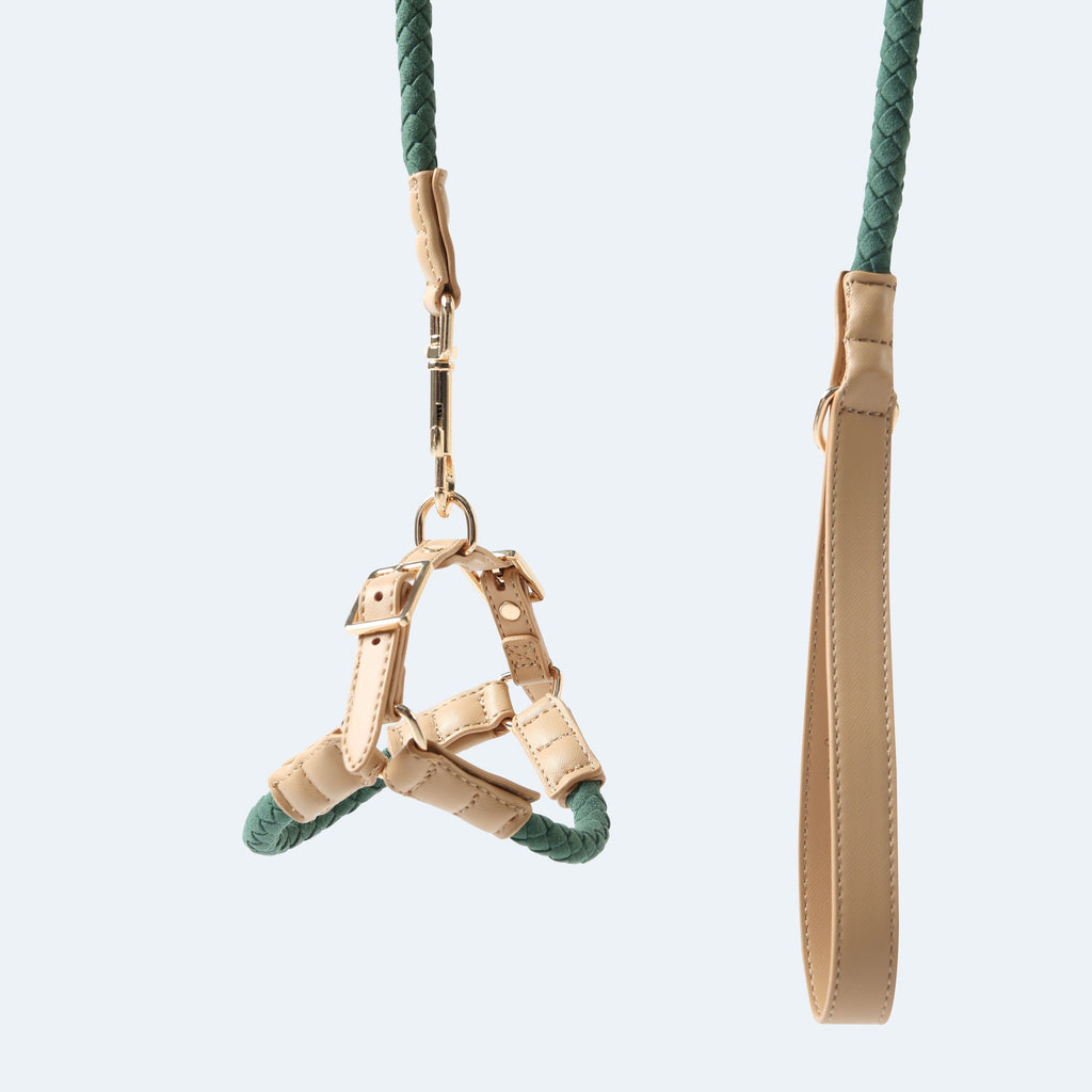 Handwoven Harness + Leash Set